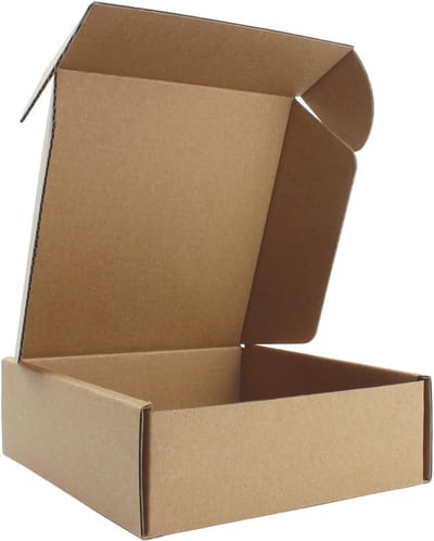 15 x 15 x 5 cm Kraft Vouwbare Verzenddoos – Recyclebaar Karton – Naturel Bruin Binnen & Buiten – Voor Sieraden, Knutselen & Cadeaus – 25-pack