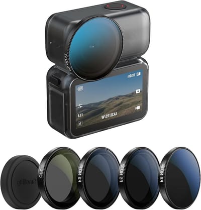 Action Camera Filter Kit voor DJI Osmo Nano - CPL Polarisatiefilter, ND16, ND32 en ND64 Filters voor Verbeterde Beelden en Creatieve Opnames