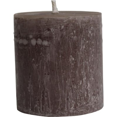 PTMD - Kaars Rustic Outdoor - Taupe - 15x15x16cm