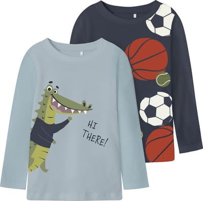 NAME IT - NMMKINGSTON 2P LS NREG TOP PB - Jongens - Lange mouwen shirts