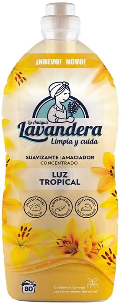 Lavandera Luz Tropical – Wasverzachter – 1760 ml – 80 Wasbeurten – Langdurige Frisheid & Zachte Was