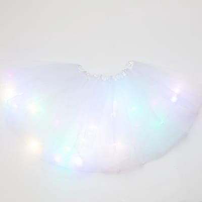 Wantohave Lichtgevend Tutu Rokje Mini Meisjes - Wit - RGB Verlichting - One Size - 3 t/m 8 Jaar