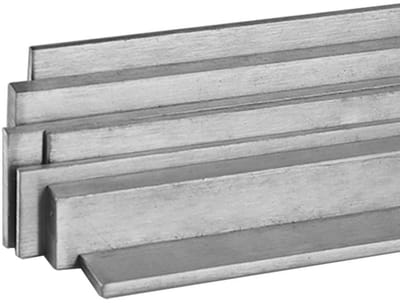 Aluminium Platstaf - Stalen Strip - Bouw Projecten - Roestvrij Staal 304 - 200 mm Lengte - Metaal