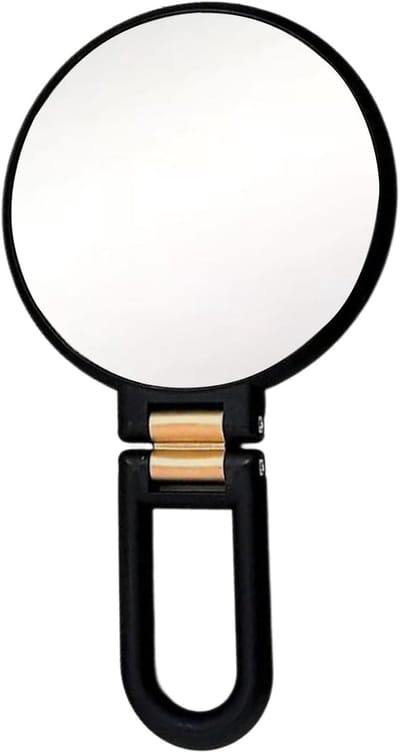 Vergrootglas Make-up Spiegel - Zakformaat Spiegel - Nauwkeurige Make-up - 50x Vergroting Dubbelzijdig - 24 x 13.5 cm - Enkele Attribuut