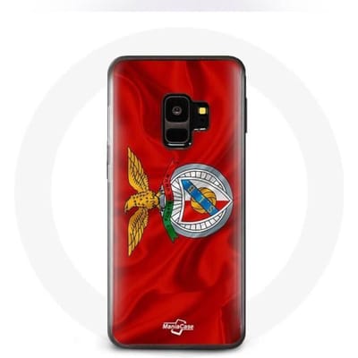 Samsung Galaxy S9 hoesje slb benfica rode achtergrond