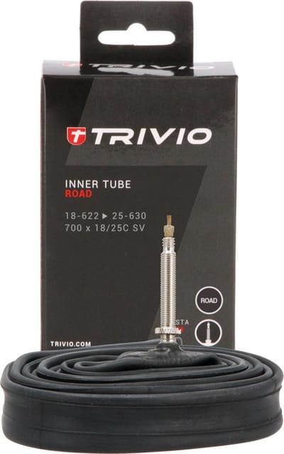 Trivio - 5X Race Binnenband 700X18-25C SV 42MM Presta + CO2 Adapter + 5 CO2 Patronen