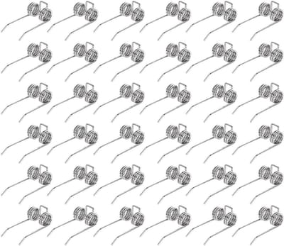 Vervangende verticuteertanden - Gazononderhoud set - Grasmat verzorgen - Stevige stalen constructie - 36 stuks - Zilver