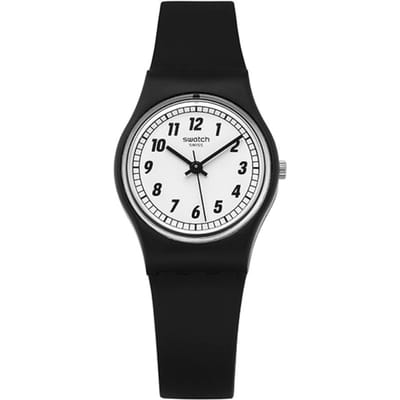 SWatch Lb184 Iets Zwart Dames S PU Horloge LB184 white