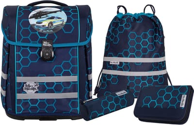 McNeill Schooltas Ergo Perfecto Schoolbag Set 5-delig Xagon Donkerblauw