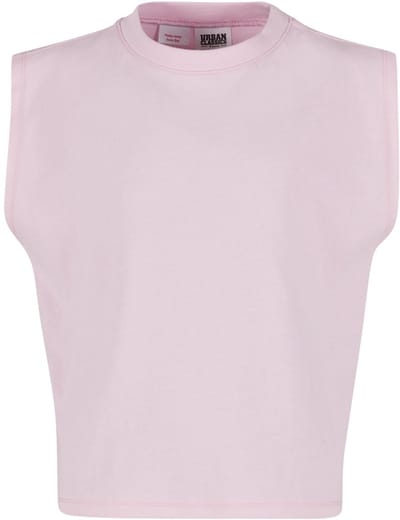 Urban Classics - Oversized Boxy Heavy Tanktop Kinderen - Kids 110/116 - Roze