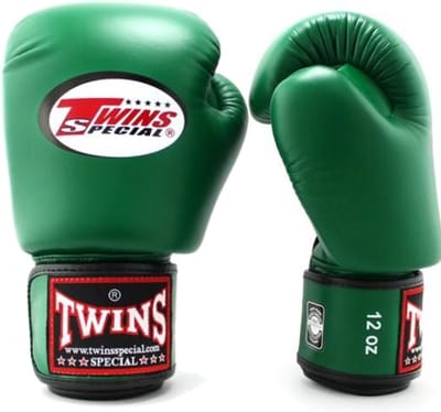 Twins Special BGVL 3 Bokshandschoenen - Echt Leer - Donkergroen - 16 oz