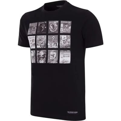 COPA - Panini FIFA WK Collage T-shirt - Heren - Zwart - S