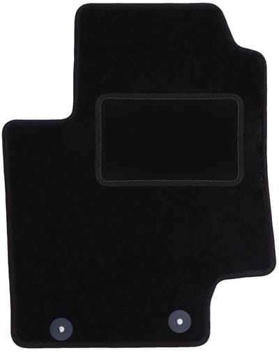 Bestuurdersmat zwart voor: Kia Rio II DE hatchback (2005-2011)