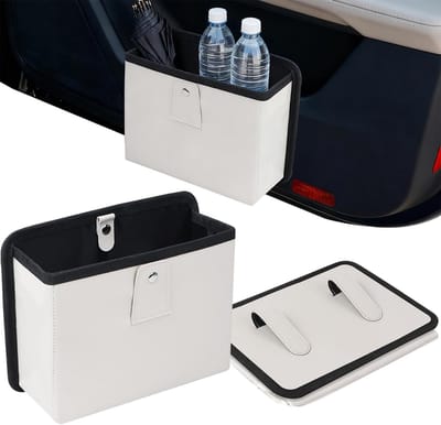 Decoratieve Opbergruimte voor Caravan en Camping, Vouwbare Hangorganiser zonder Boren, Schoenen- en Accessoire Organizer voor Slaapkamer (Crème)