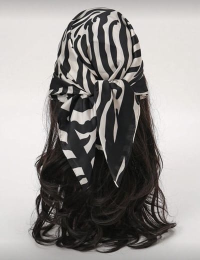 Sjaaltje met print - bandana met print - haarband - sjaaltje meerkleurig - bandana - vierkant sjaaltje met print - bandana sjaaltje - sjaaltje voor dames hals - sjaal - sjaaltje unisex - scarf - mini sjaal - sjaaltje over broek