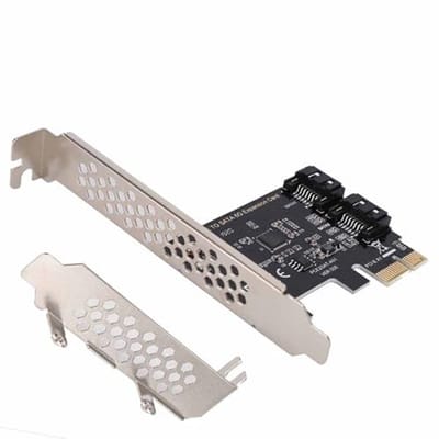 Dailygoody - PCI-E naar uitbreidingskaart - 6 GBit/s snelheid - Plug and Play - IDE/AHCI ondersteuning - Geschikt voor desktop - Compact formaat