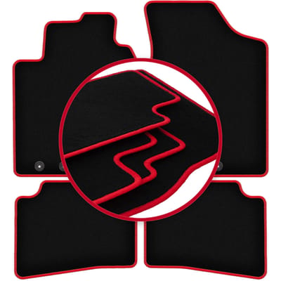 CARLUX-RED automatten voor: Hyundai i30 I hatchback, stationwagen, CW (2007-2012)
