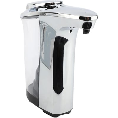 Automatische Vloeibare Zeepdispenser 500ml Touchless Batterij-aangedreven Handzeepdispenser voor Huishouden zilver