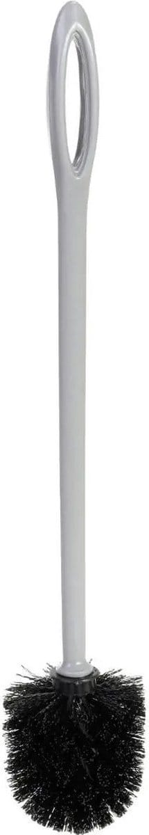 5five WC-toiletborstel grijs kunststof 46 cm - met ophanggat - zonder houder