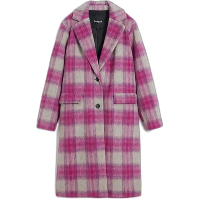 Damesjas Desigual Pinkcheck