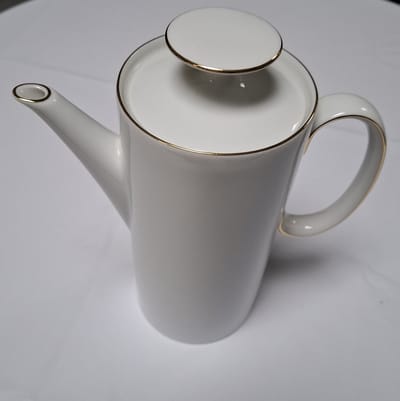 Rosenthal Thomas Medaillon goud koffiepot met deksel Glansgoldband 2 mm