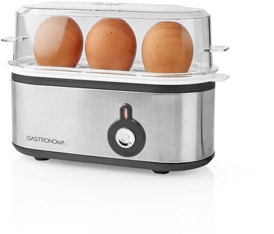 Gastronoma Eierkoker – 3 Eieren – RVS – Automatische Uitschakeling
