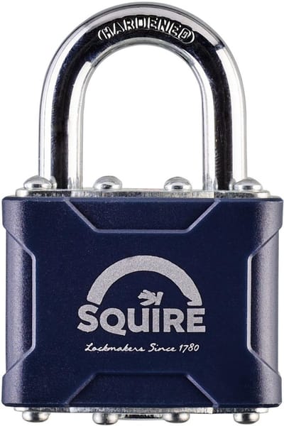 Hangslot Squire Stronglock 35 - Gelamineerd slot met sleutel - Robuust en compact hangslot - 38 mm