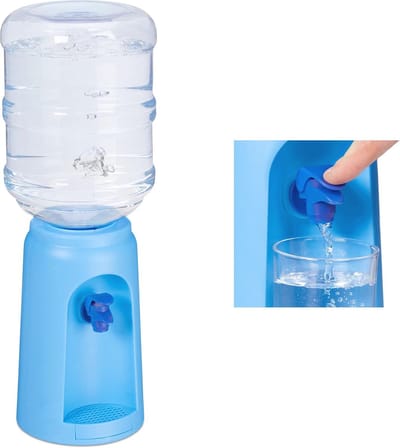 Waterdispenser met reservoir en tap voor thuis en kantoor - 4.5 L, kunststof, ideaal voor fris drinkwater