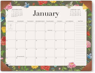 Bureaukalender 2026-2027 - Bureauonderlegger Planner - Thuiswerk Kantoor - 18 Maanden Planning - 53x42 cm