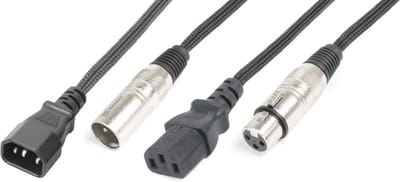 Combikabel – PD Connex LDI05 combikabel voor koppeling van lichteffecten, 5 meter. Twee kabels in één!