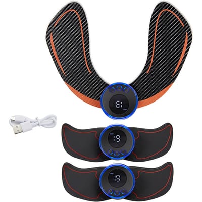 Elektrische EMS Heup Trainer Bil Fitness Training Vibrator Shaper Sticker Spierstimulator Pluse Afslankmachine Massage Relax
