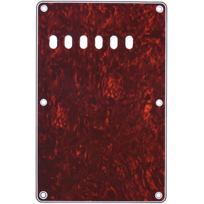 Plaque arrière Pickguard, couvercle de cavité Tremolo, plaque arrière de Style Vintage pour Stratocaster Strat ST rouge foncé