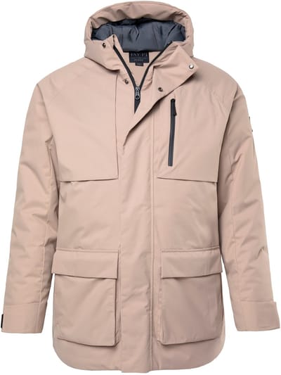 JAY-PI - Heren - Functioneel jasje outdoor capuchon waterdicht - Cement - Maat 3XL