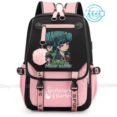De Apothekersdagboeken Rugzak Anime Maomao Student Schooltas Jongens Meisjes Mochila Dagelijkse Campus Boekentas Casual Draagbare Rucksack 16 inches