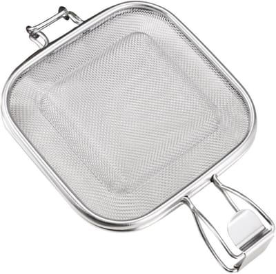 Sandwichmaker Grill - Broodpers Toast - Broodjes Maken - Roestvrij Staal - 26.5 x 16 cm - Meerkleurig