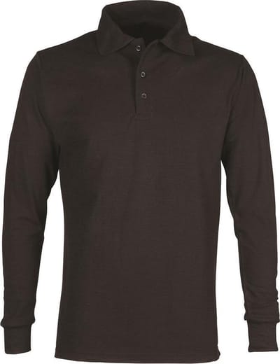 HAVEP Poloshirt FR lange mouwen 77020 - Zwart - 2XL