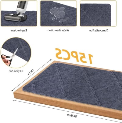 Antislip Trapmatten voor Binnen - Zelfklevende Trapbescherming voor Kinderen, Ouderen en Huisdieren - 15 Stuks, Donkergrijs