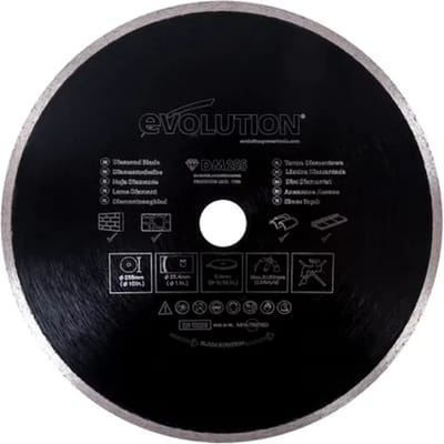EVOLUTION - Evolution Rage diamant zaagblad 255 mm - 255 X 25.4 X 2.4 MM - DIAMOND