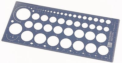 Hasegawa Modelbouwdecoratie - 71107 - Werkzeug: Schneidevorlage C Gereedschap