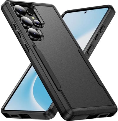 Back Cover Geschikt voor Samsung Galaxy 25 Ultra | Rugged Hoesje | Beschermhoes | Schokbestendige Hardcase | Shockproof | Tegen Vallen | Zwart