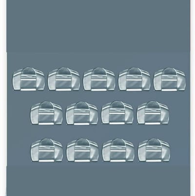 Famanu – Ronde kabelclips – Transparant – Schadevrij bevestigen – Set met kabelclips en bevestigingsstrips – Voor kabelmanagement