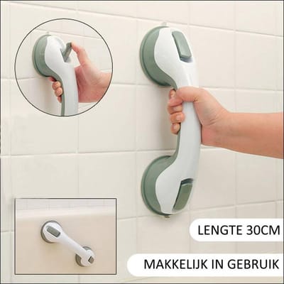 Zuignap Handgreep Badkamer - Douche Handgreep Met Zuignap - Veiligheidsgreep - Helping Hand Handvat