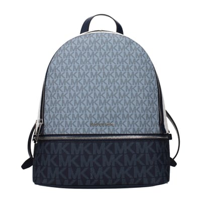 Michael Kors Blauwe Stof Rugzak