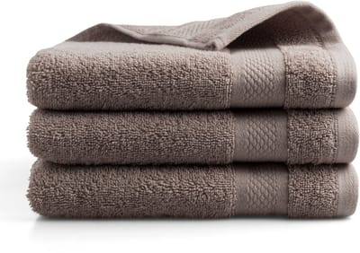 Katoenen handdoek - 3 stuks - 50x100 - nougat