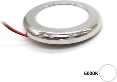 Apache J-LED - Dimbare touch LED plafonnière/plafond verlichting - 6000K - RVS 316L - IP65