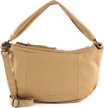 FREDsBRUDER Leren Schoudertas Rousur Small Shoulderbag Sand Beige