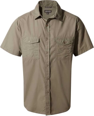 Craghoppers Kiwi Overhemd Met Korte Mouwen Beige 3XL Man
