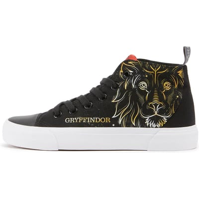 Akedo x Harry Potter Houses Gryffindor Kids' High Top - Black - UK Kids 10 / EU28