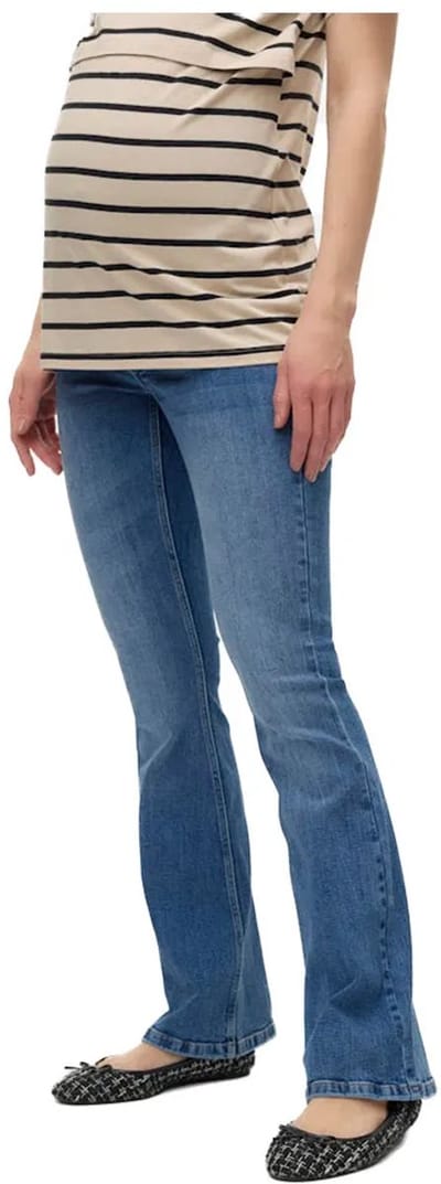 Vero Moda Sigi Flared Fit Vi3208 Maternity Spijkerbroek Blauw XL / 32 Vrouw