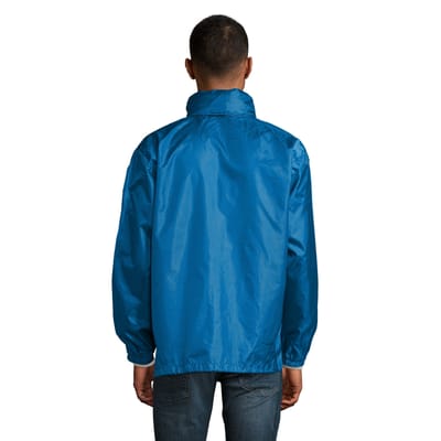 SOLS Unisex windjack met shift voor volwassenen (Koningsblauw)